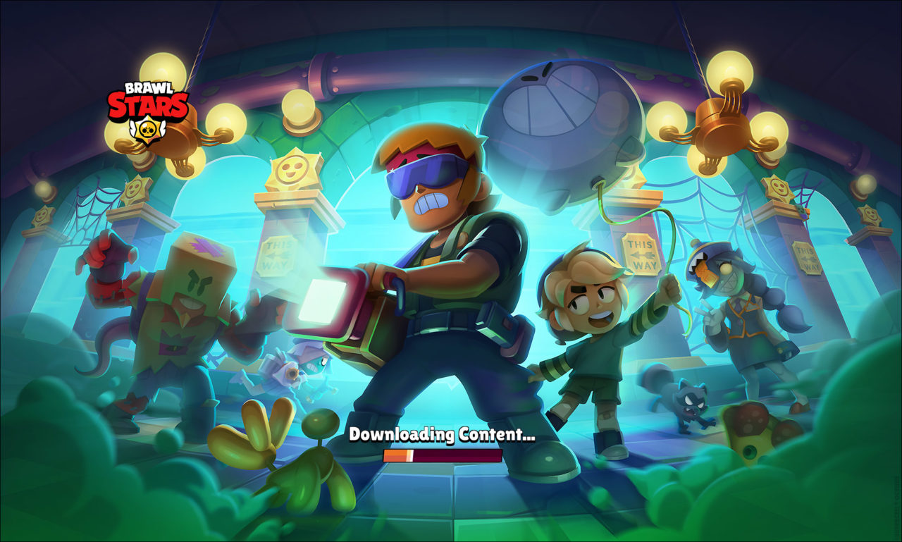 Brawl Stars Loading Screen Illustration | Season 15 : GHOST TRAIN .